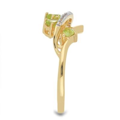 BUY 925 STERLING SILVER PERIDOT GEMSTONES RING